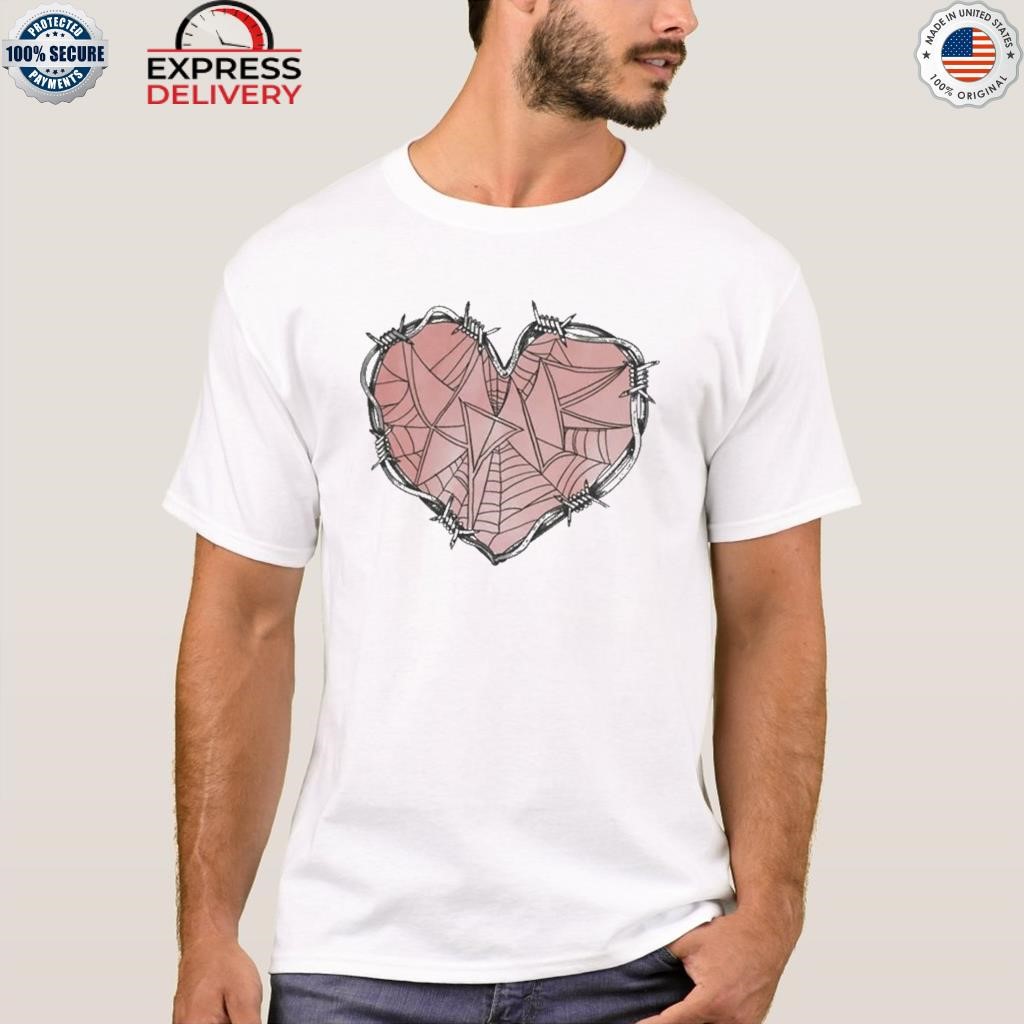 Web heart shirt