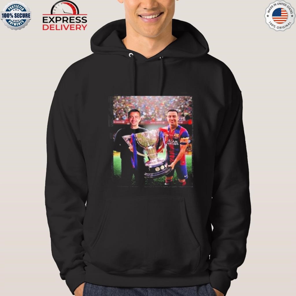 XavI brought LA liga champions back to barcelona shirt hoodie.jpg