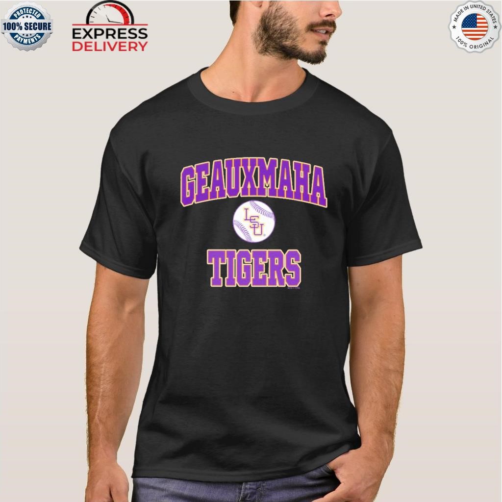 Bayou Apparel Geauxmaha Tigers LSU Baseball Tee Shirt - hoodie, shirt, tank  top, sweater and long sleeve t-shirt