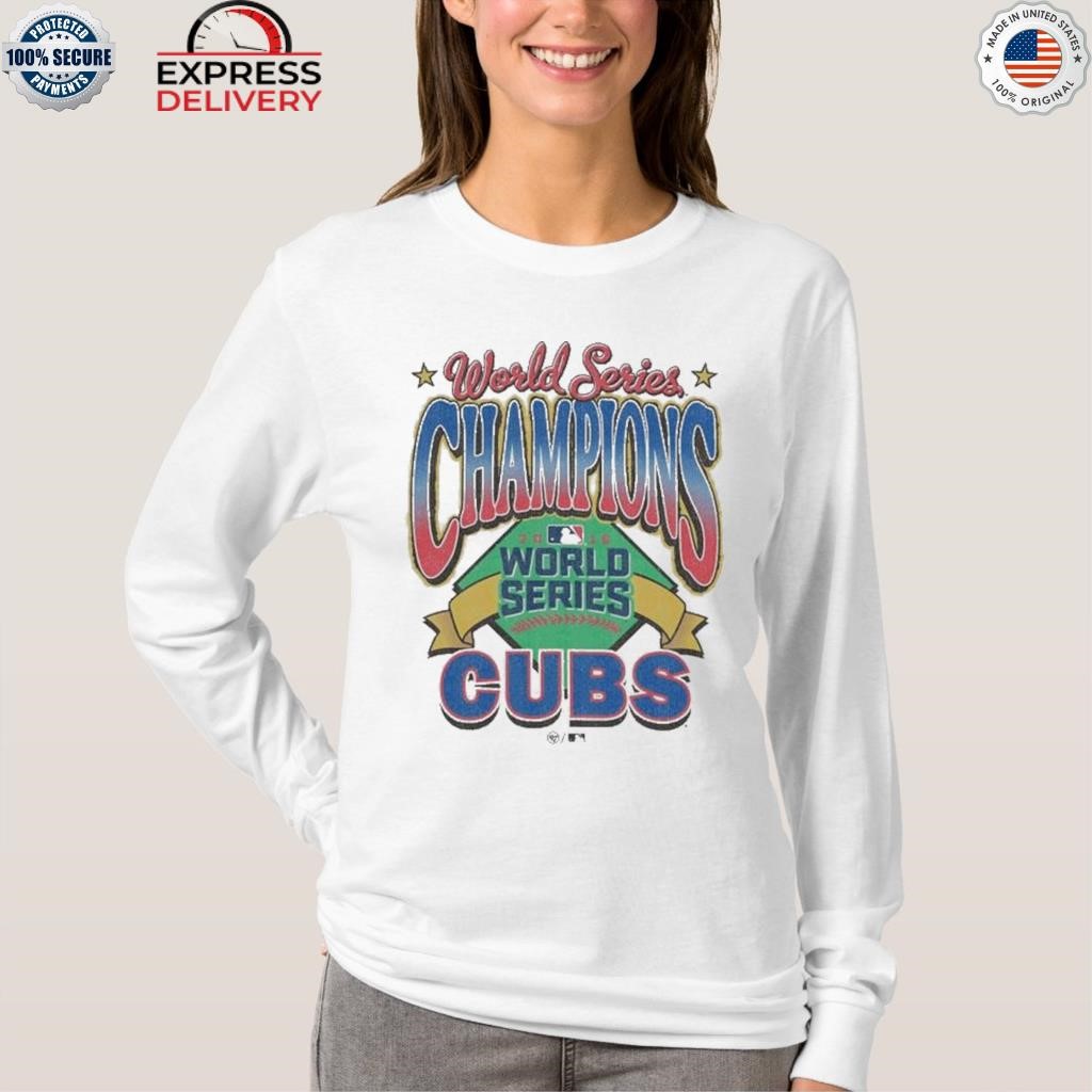 chicago cubs world series tee shirt
