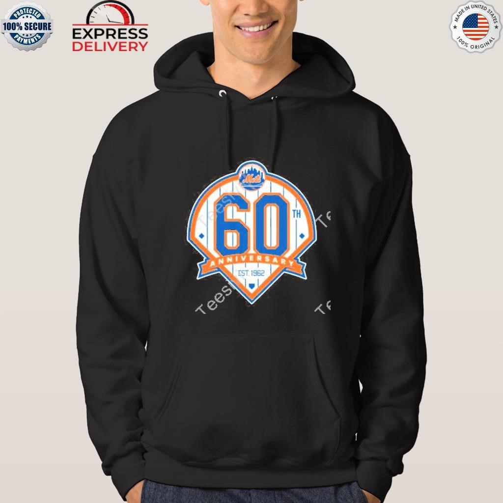 Official New york mets 60 years anniversary shirt, hoodie, sweater