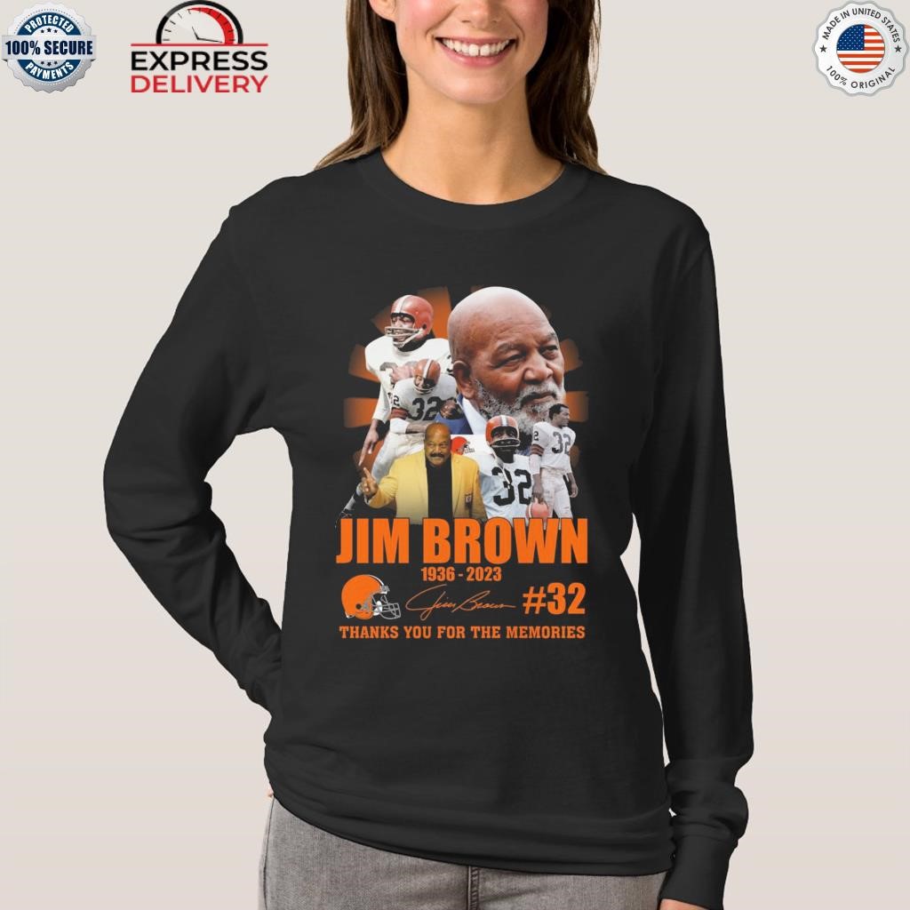 NEW Jim Brown 1936-2023 Thank You For The Memories T-Shirt