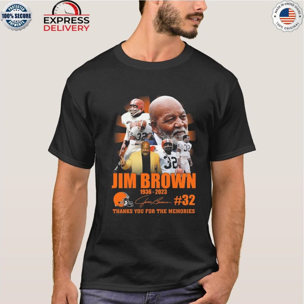 Jim brown 1936 2023 thank you for the memories T-shirt, hoodie, sweater,  long sleeve and tank top