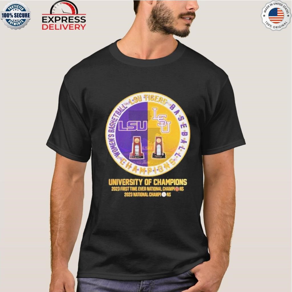 LSU Tigers 2023 College World Series Champions T-Shirt Circle