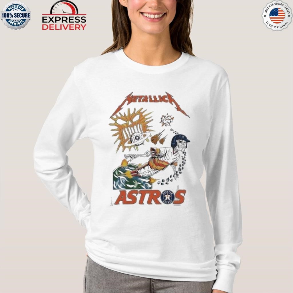 Metallica Houston Astros Skeleton 2023 Shirt