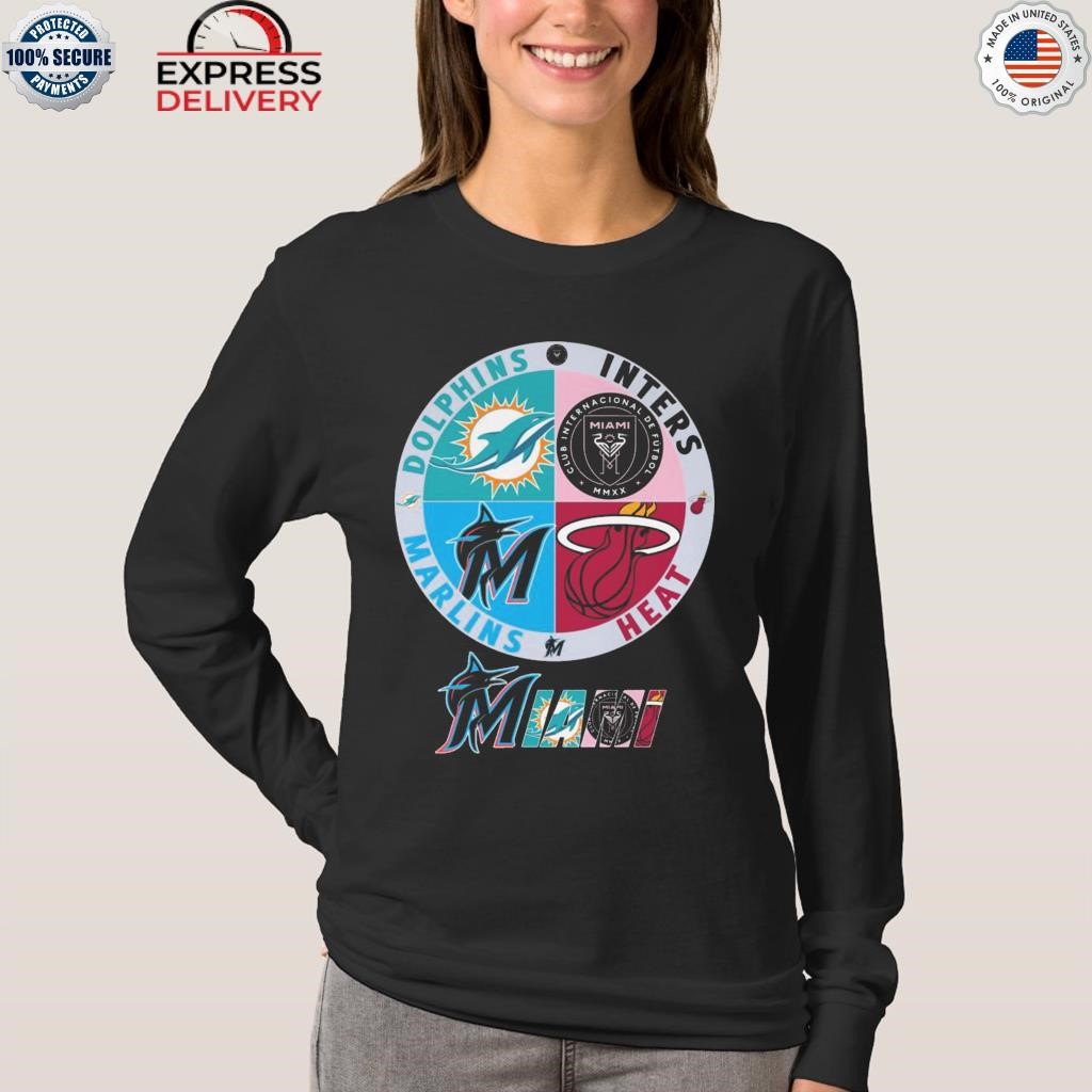 MiamI dolphins heat marlins T-shirt, hoodie, sweater, long sleeve