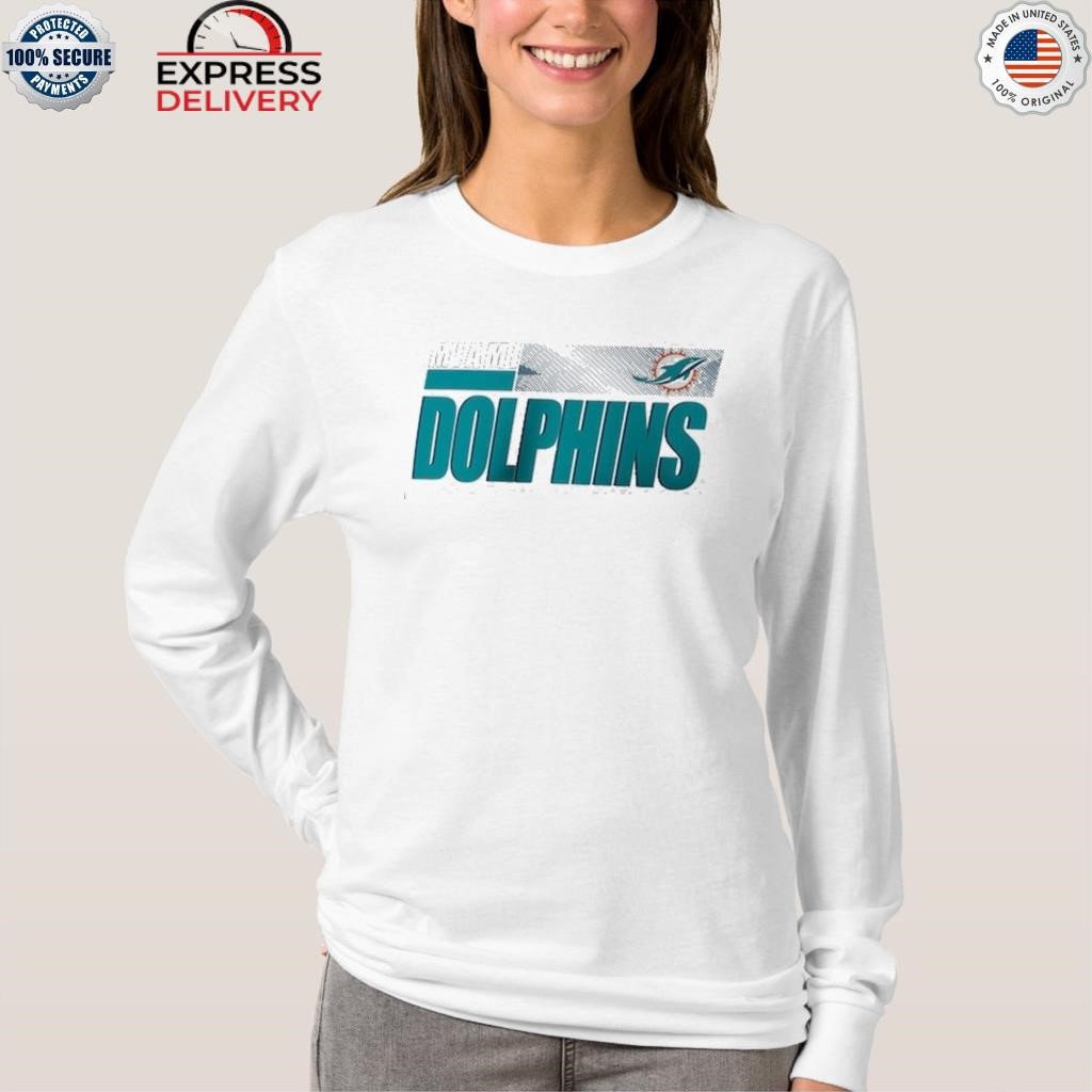 Miami Dolphins Nike Sideline Performance Long Sleeve T-Shirt - White