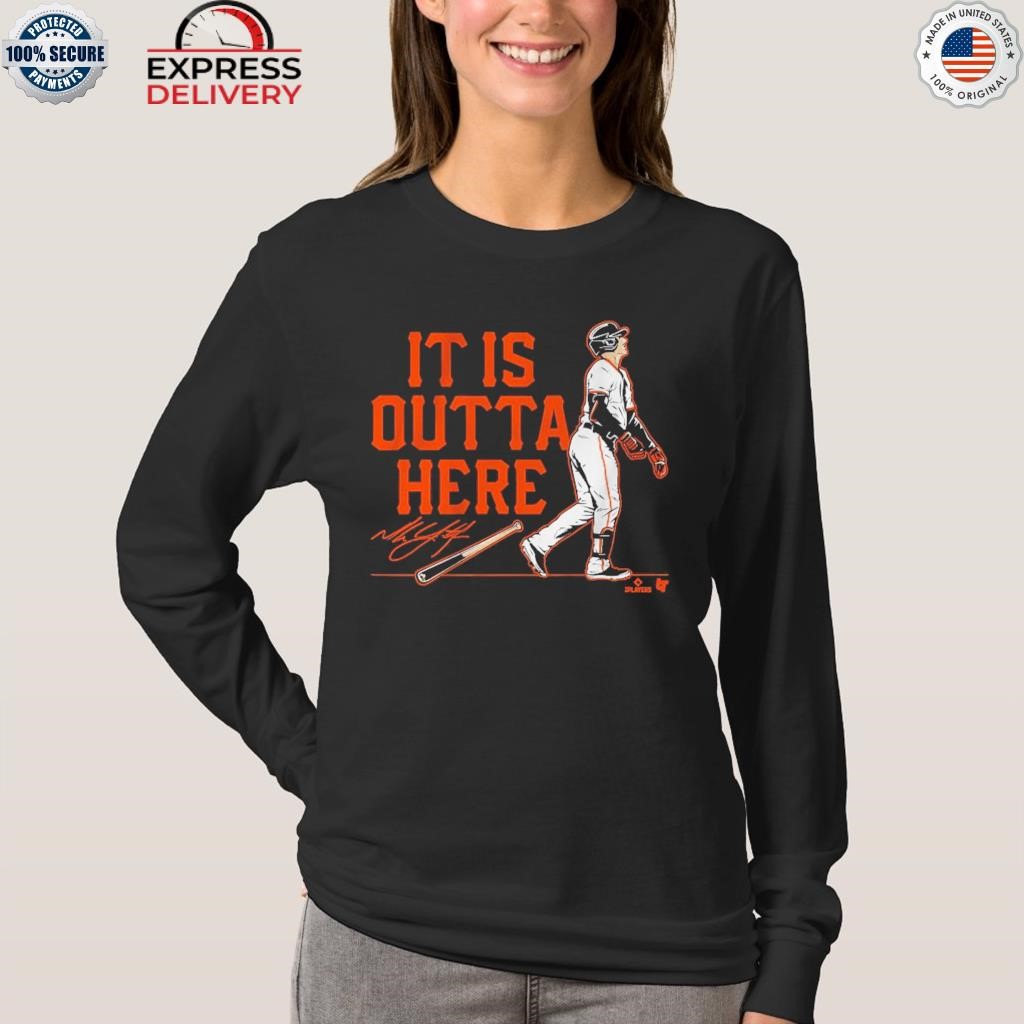 Mike Yastrzemski It Is Outta Here Shirt, hoodie, sweater, long sleeve and  tank top