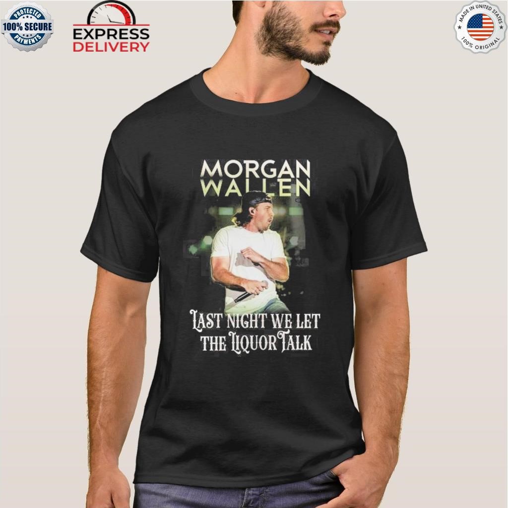 Morgan Wallen Last Night We Let The Liquor Talk World Tour 2023  Personalized Baseball Jersey - Growkoc