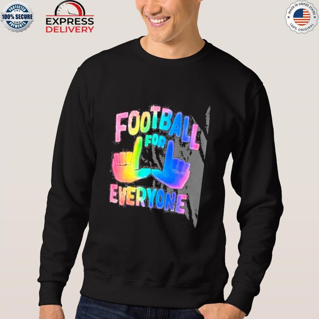 Official NFL Football for everyone pride month shirt, hoodie