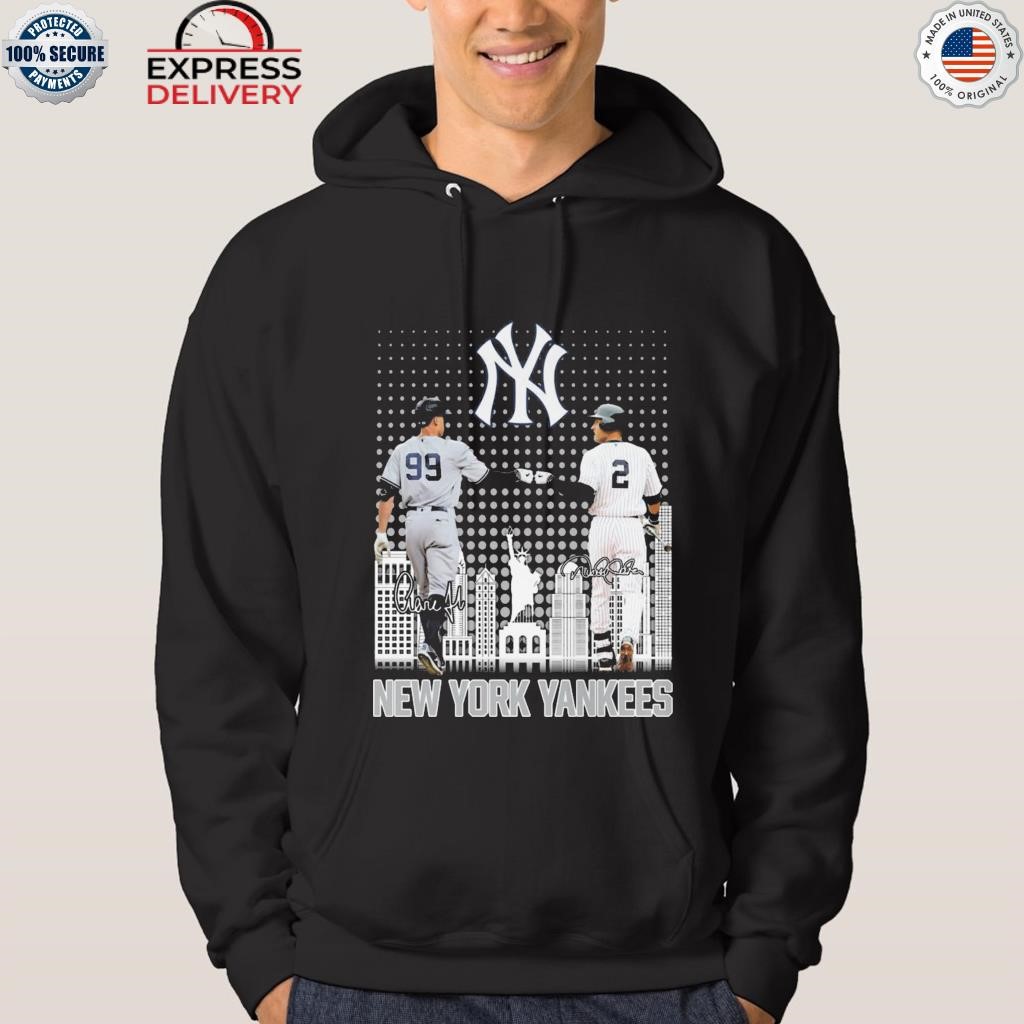 New york yankees aaron judge derek jeter city signature Shirt, hoodie,  longsleeve, sweater