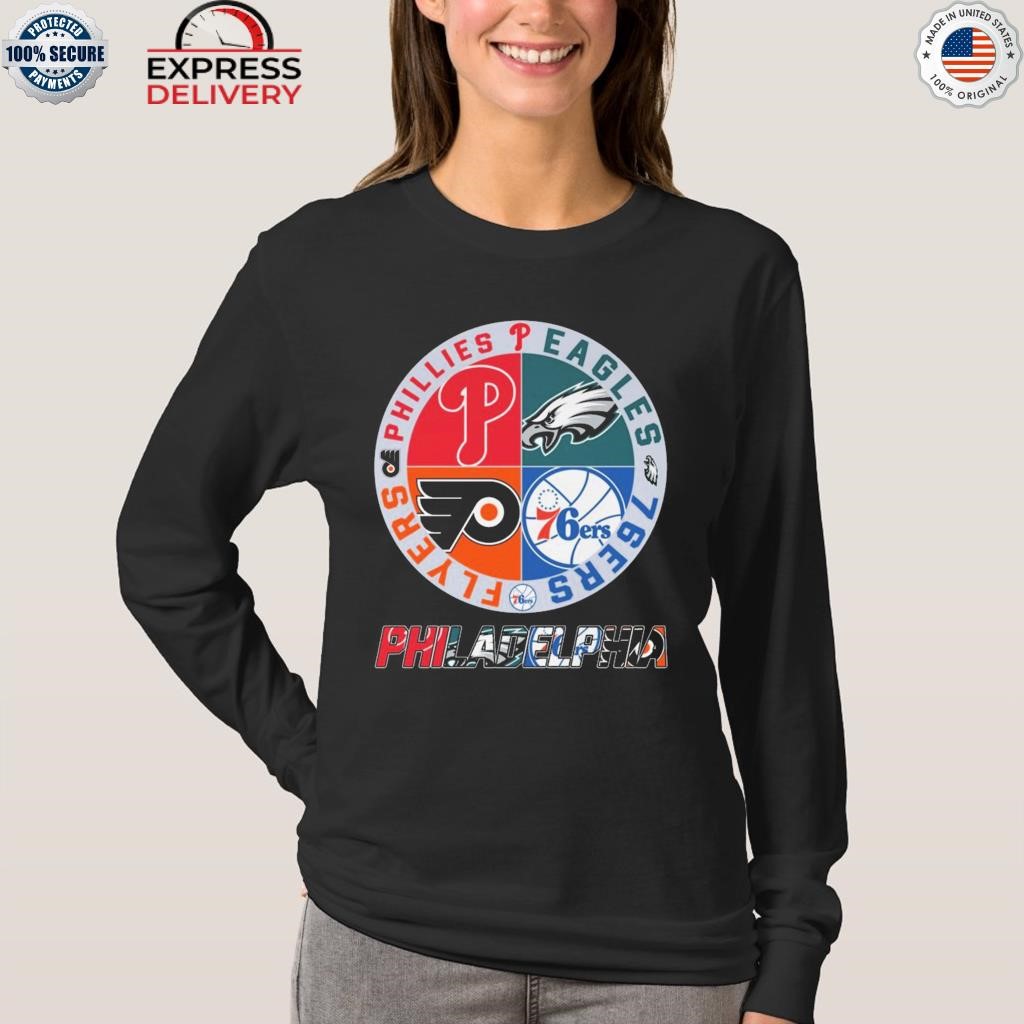 Phillies & Eagles & Sixers & Flyers T-Shirt