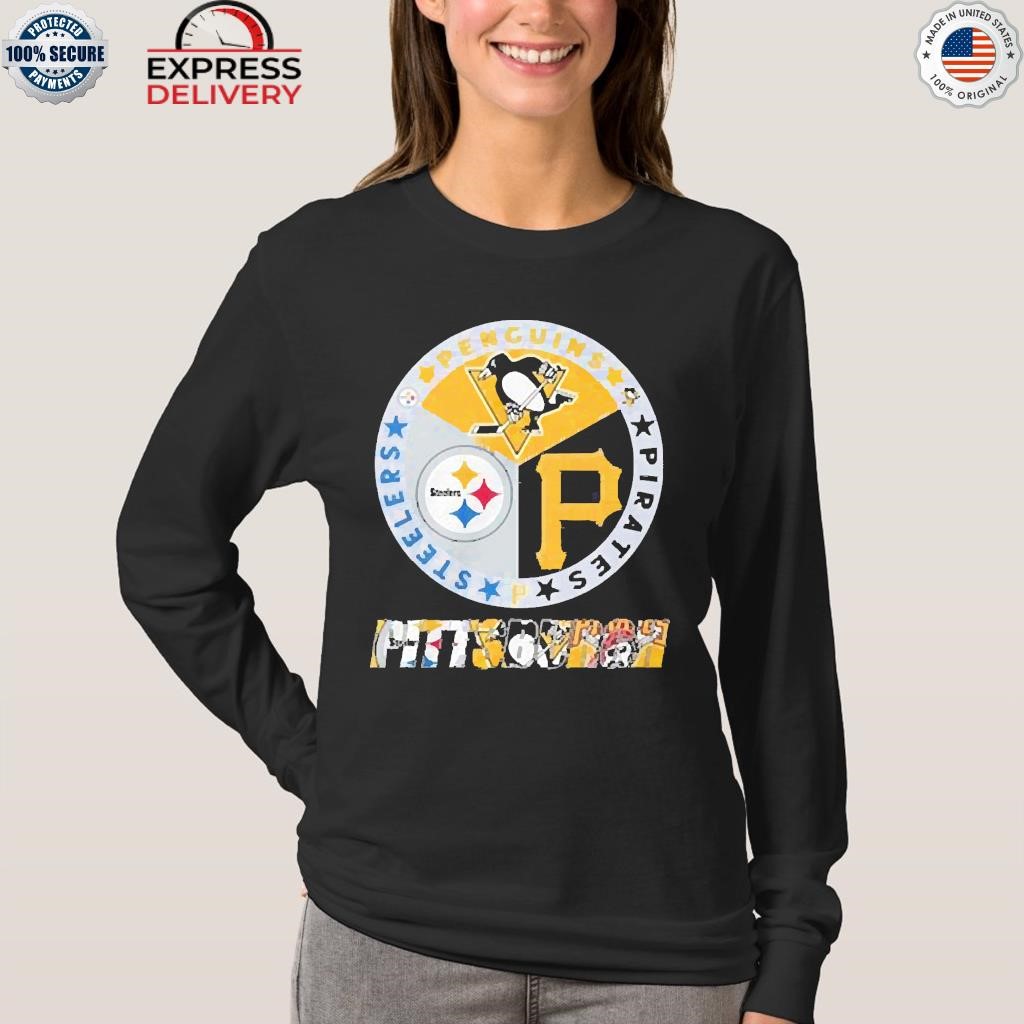 Pittsburgh Steelers penguins pirates city champions shirt, hoodie, sweater, long  sleeve and tank top