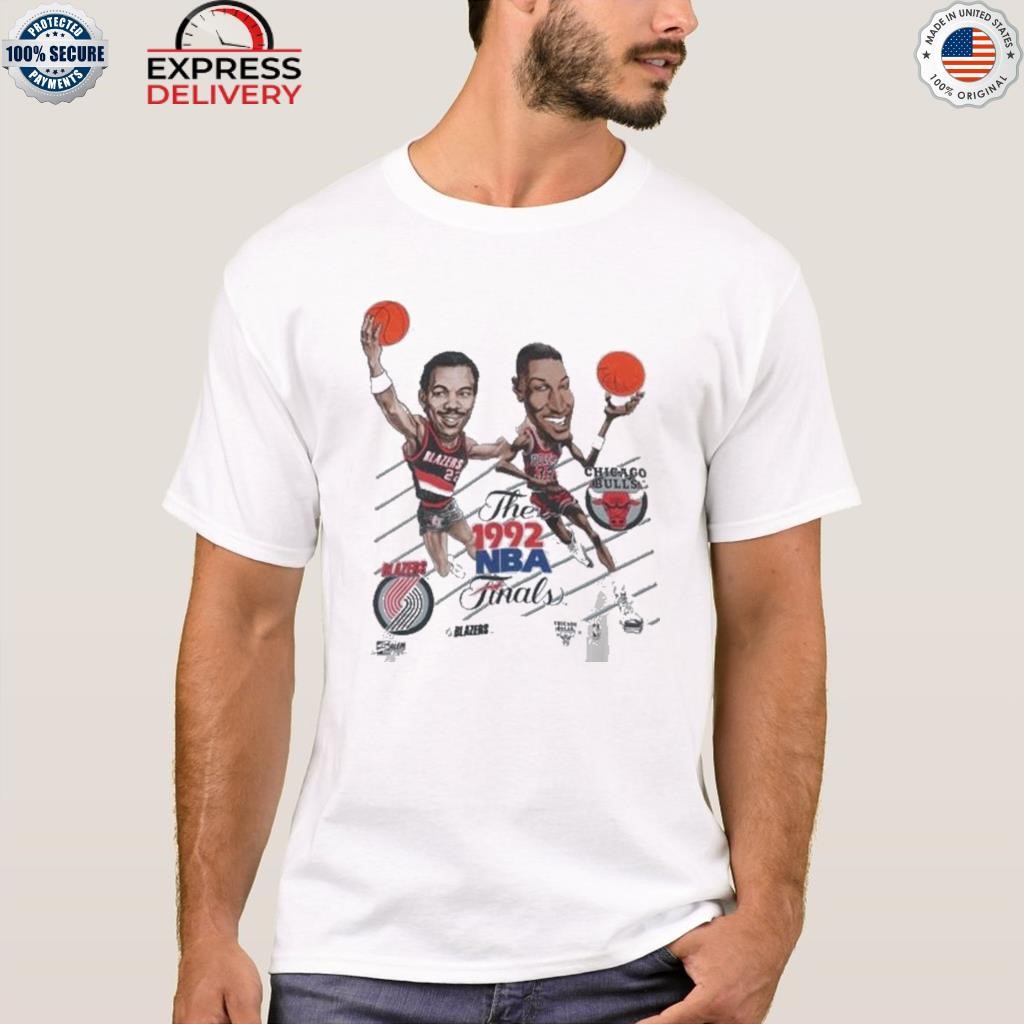 Chicago Bulls Champions Caricature Shirt - High-Quality Printed Brand