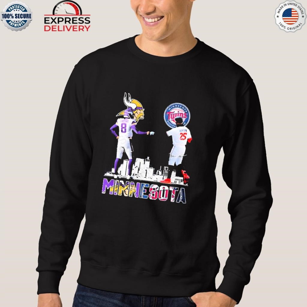 Minnesota Sports Kirk Cousins And Byron Buxton Signatures shirt, hoodie,  sweater, long sleeve and tank top