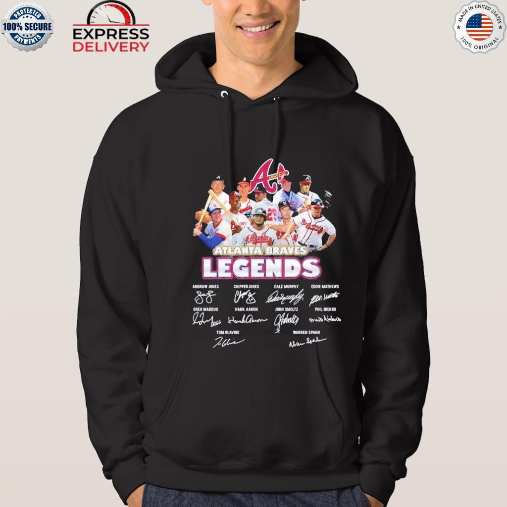 Official atlanta braves legends signatures T-shirt, hoodie