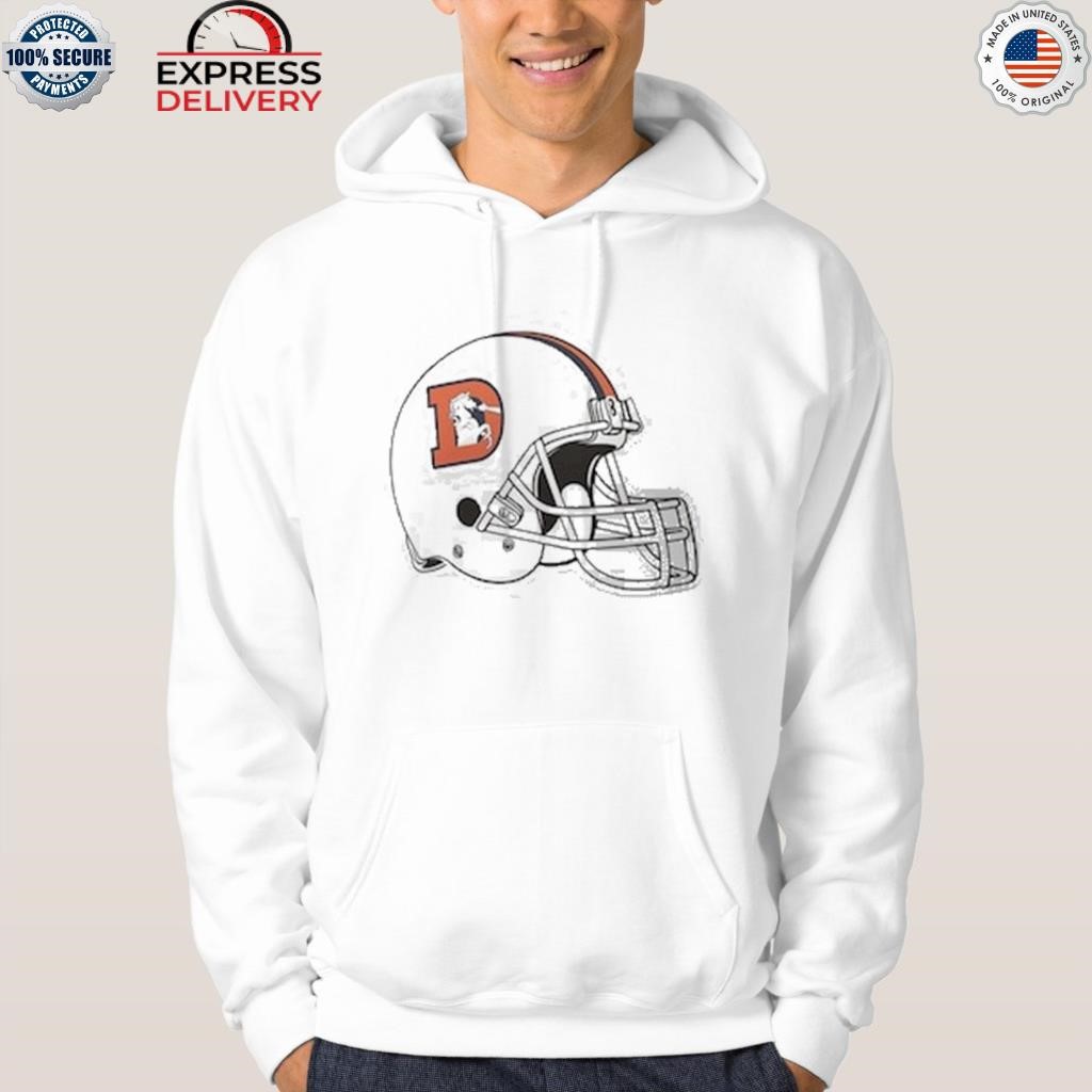 Official denver Broncos Throwback Helmet Shirt, hoodie, sweater