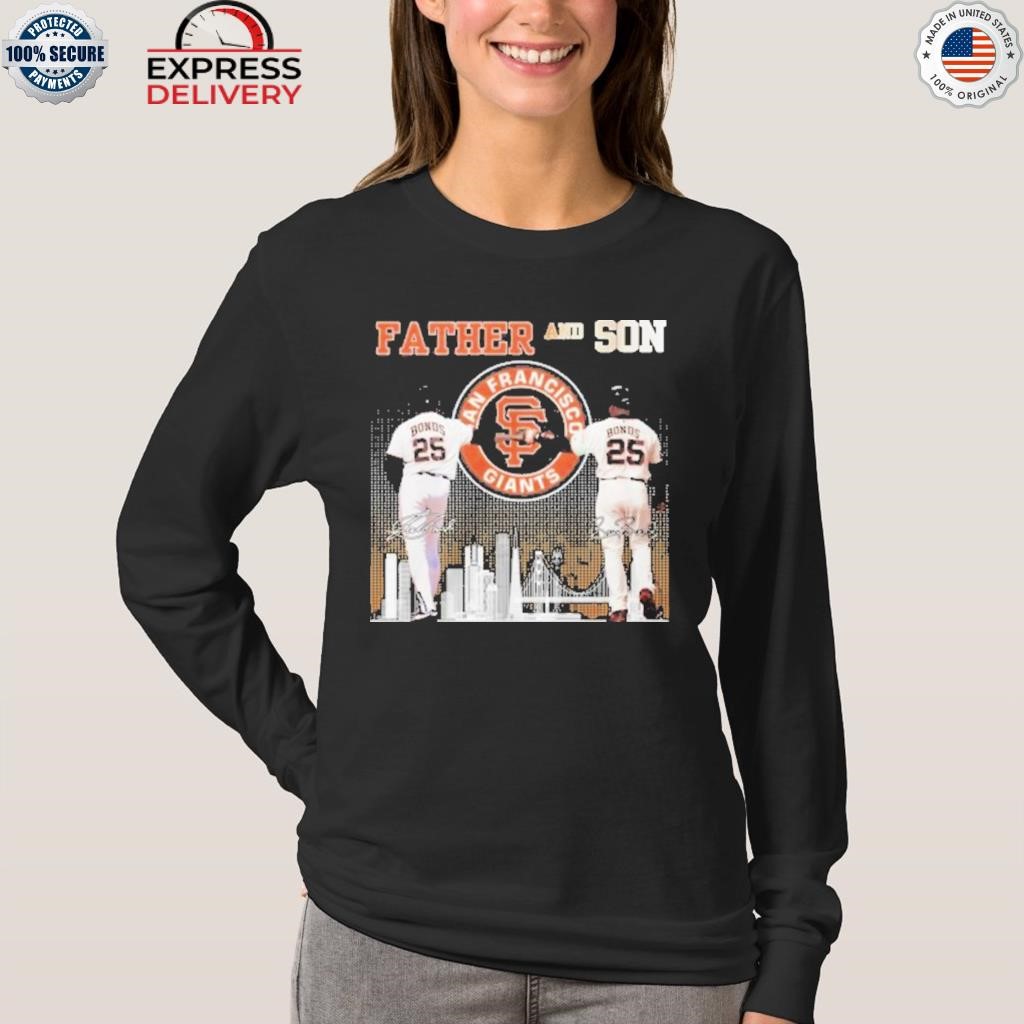 Official father and son san francisco giants bonds shirt, hoodie