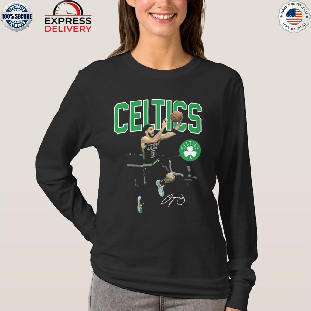 Official jayson Tatum Black Boston Celtics Charge Signature T-Shirt,  hoodie, sweater, long sleeve and tank top