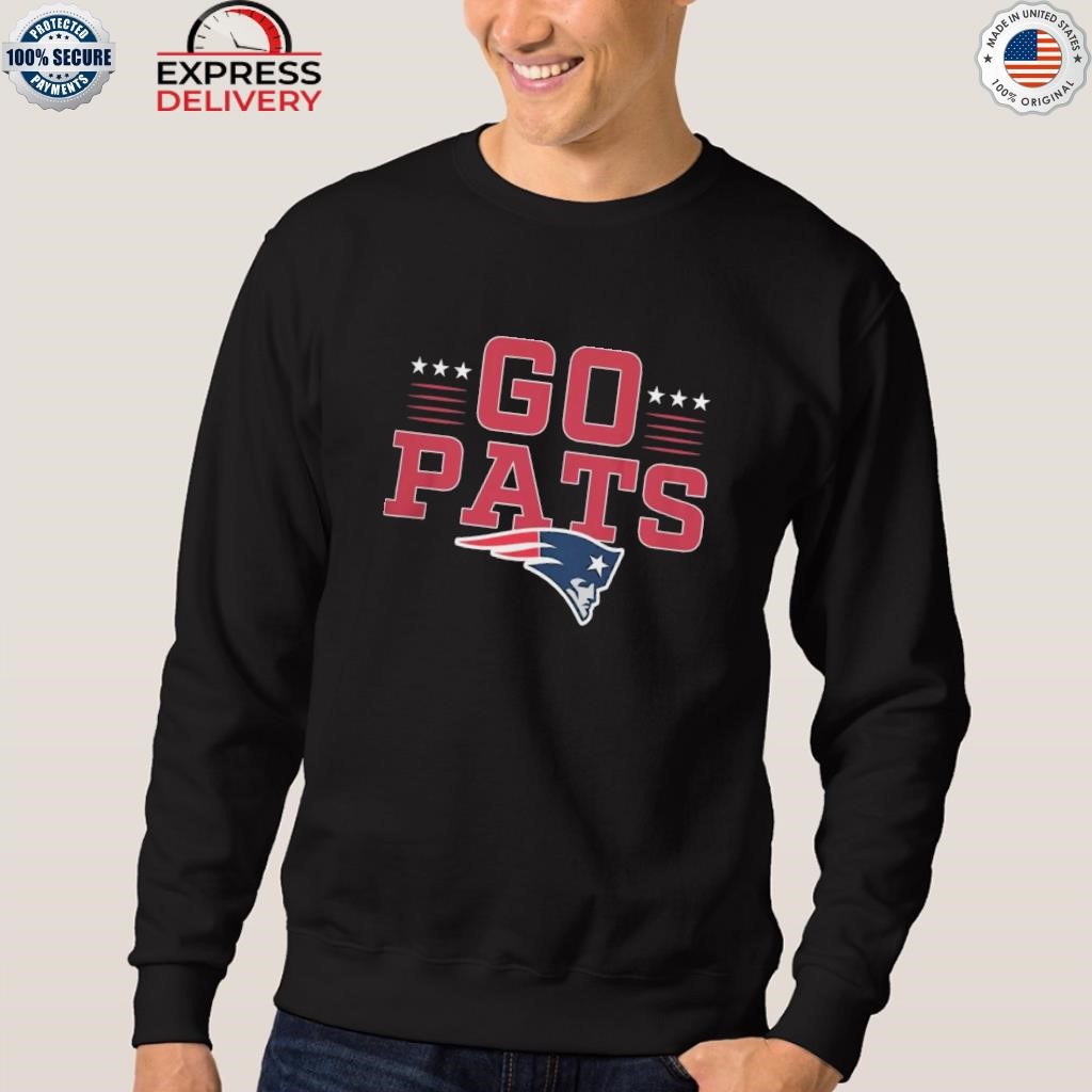 New England Patriots Go Pats Profile Big & Tall Two Sided Shirt