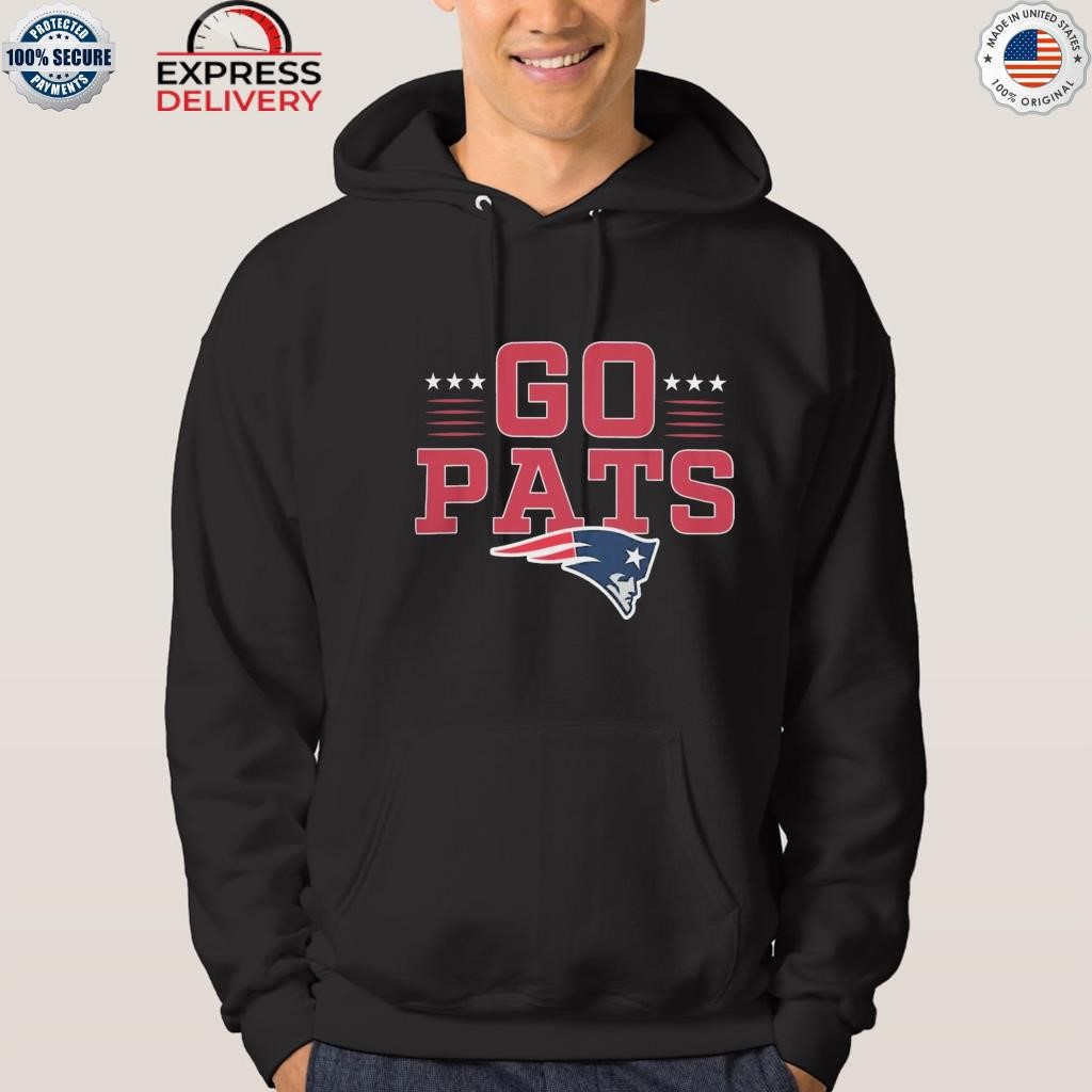 New England Patriots Go Pats Profile Big & Tall Two Sided Shirt