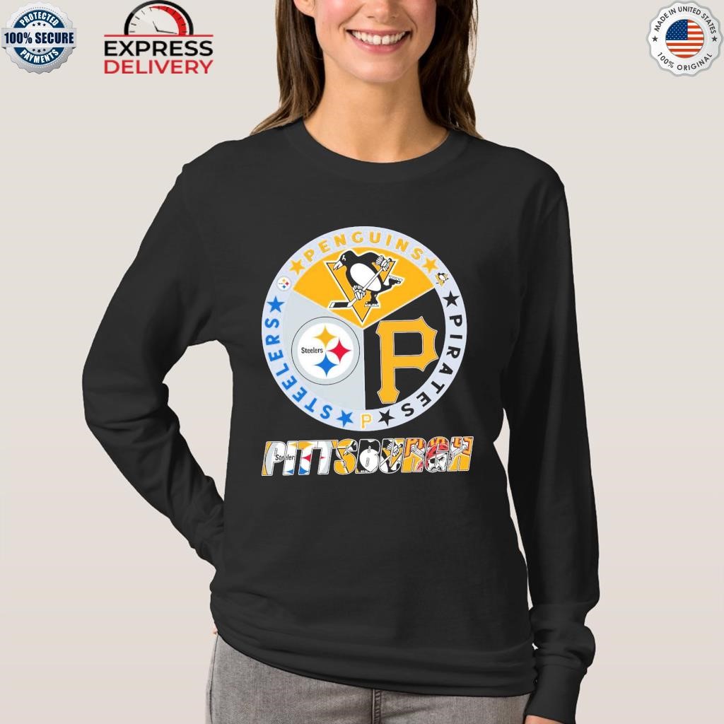 Pittsburgh Steelers Penguins Pirates Logo shirt, hoodie, sweater, long  sleeve and tank top