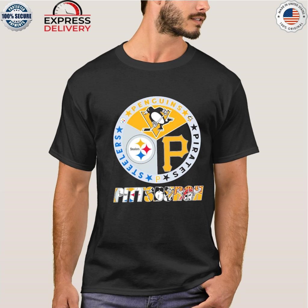 Pittsburgh Steelers and Penguins Pirates Logo Shirt, hoodie, sweater, long  sleeve and tank top