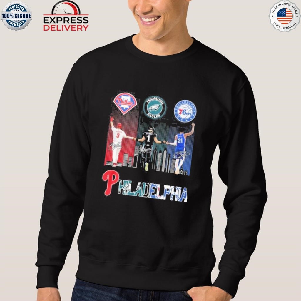 Logo Philadelphia sports team philadelphia phillies and philadelphia eagles  shirt, hoodie, longsleeve, sweater