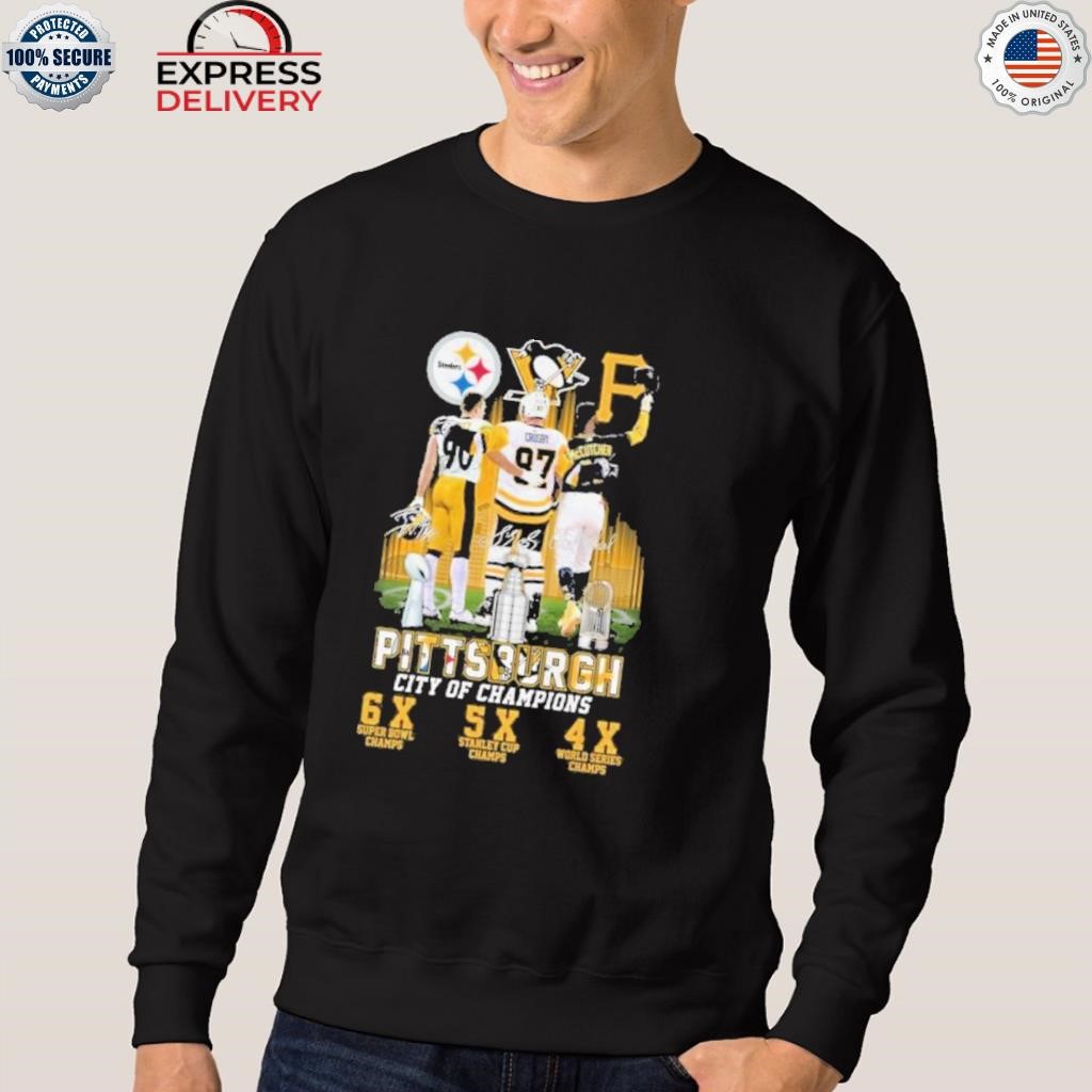 Pittsburgh Steelers Penguins Pirates City Champions Shirt