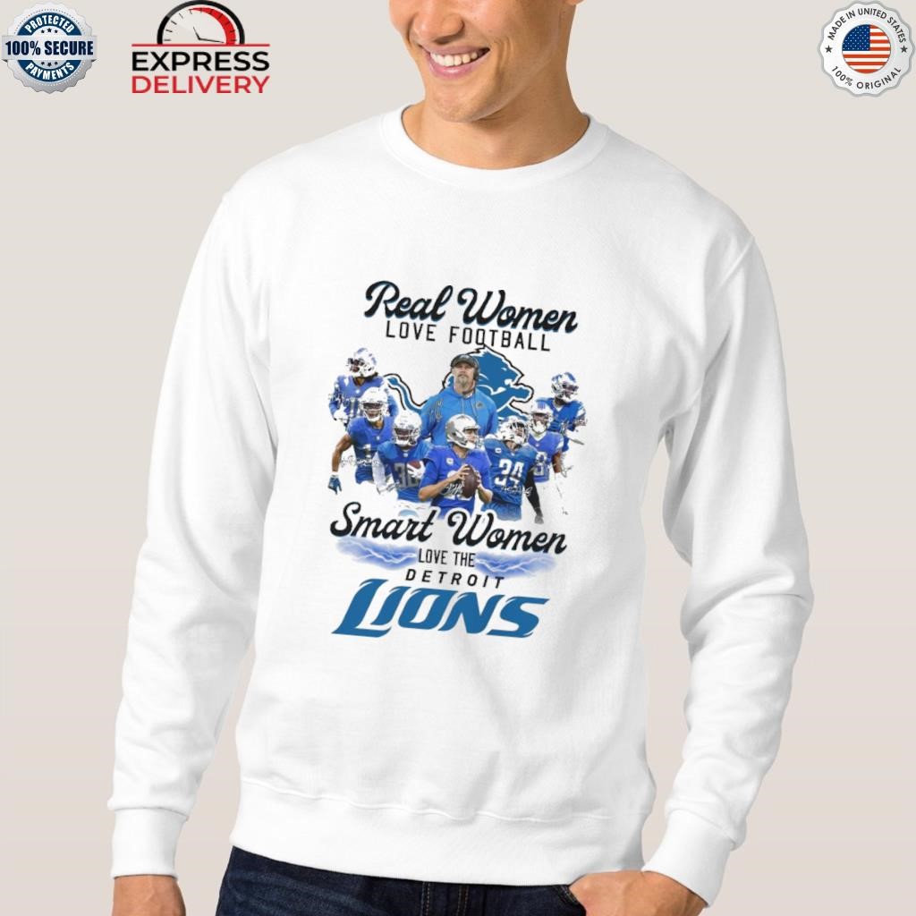 Real Women love Football Smart Women love the Detroit Lions 2023