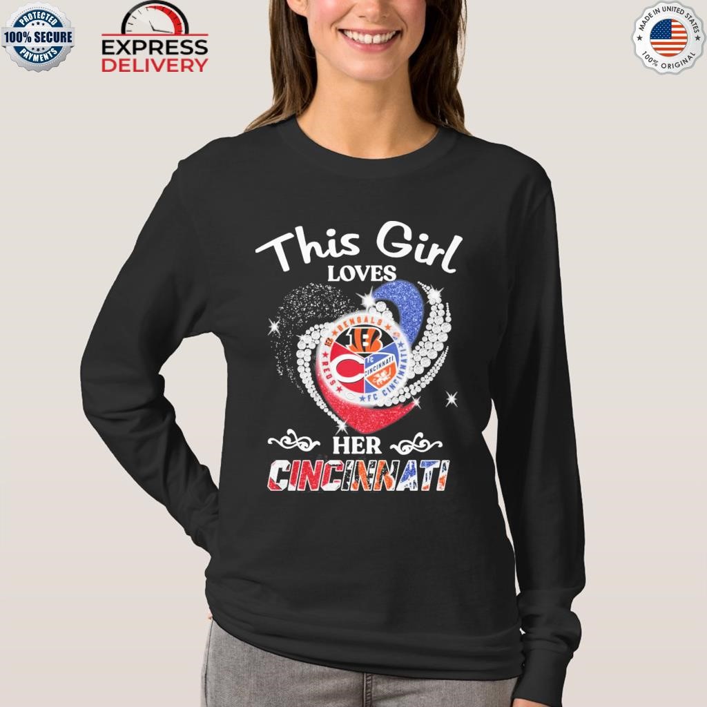 Just a women who love her Cincinnati Bengals and Reds shirt, hoodie,  sweater, long sleeve and tank top