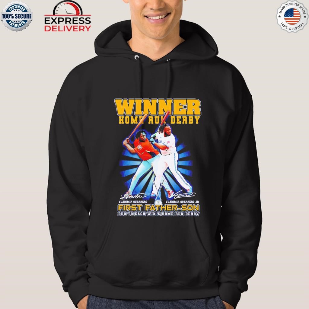 Vladimir Guerrero Winner Home Run Derby First Father Son Duo To Each Win T  Shirt, hoodie, sweater, long sleeve and tank top