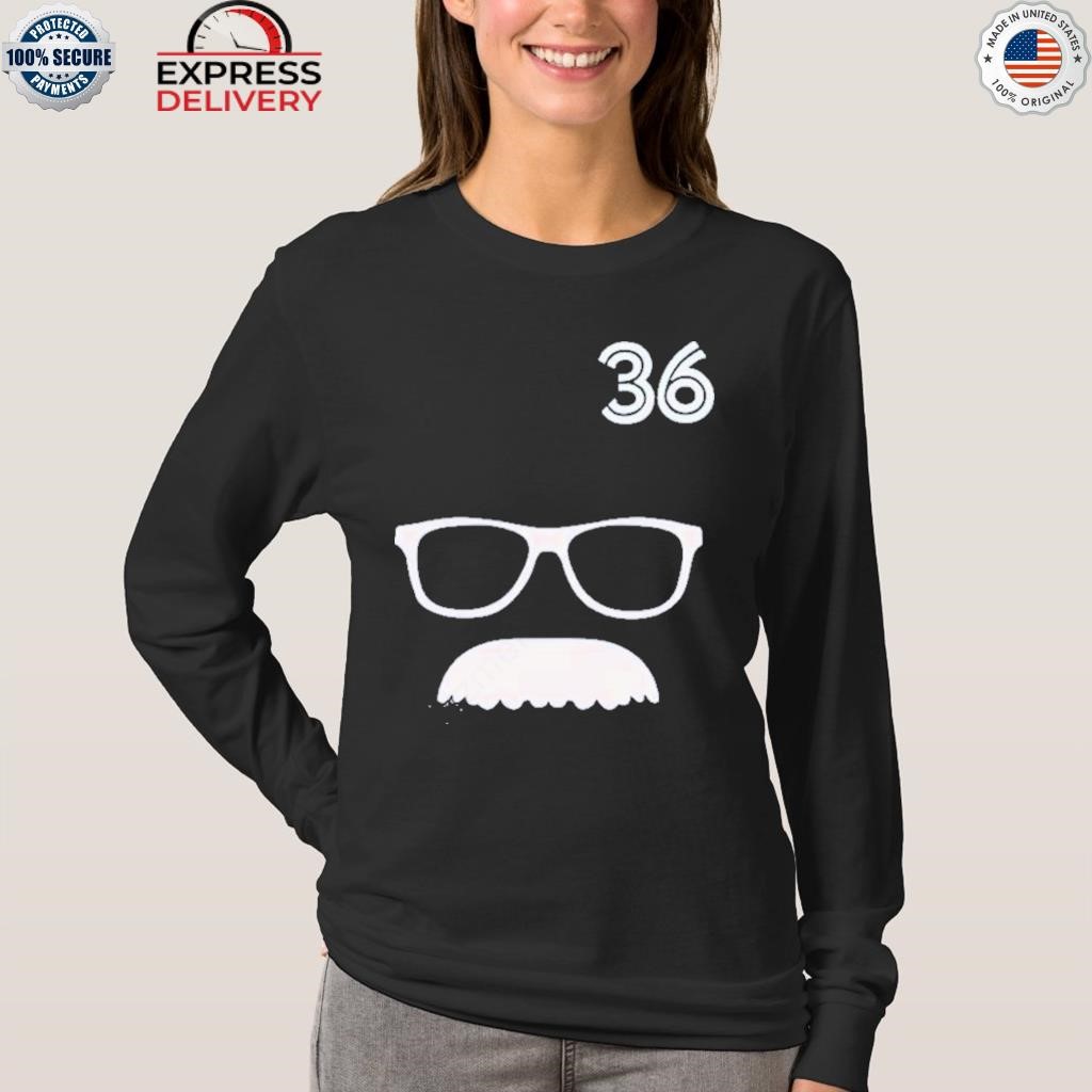 36 davis schneider glasses and moustache T-shirt, hoodie, sweater, long  sleeve and tank top