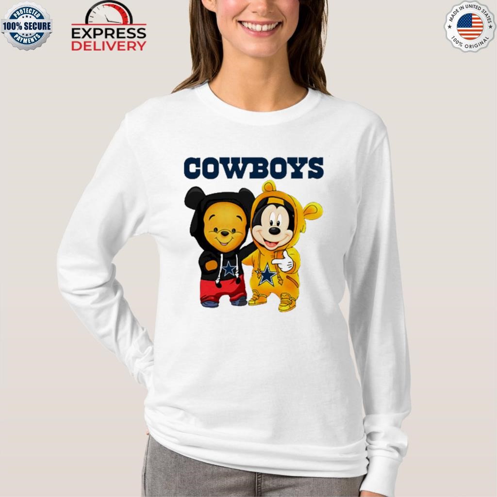 Official Cowboys Pooh-mickey Shirt, hoodie, sweater, long sleeve