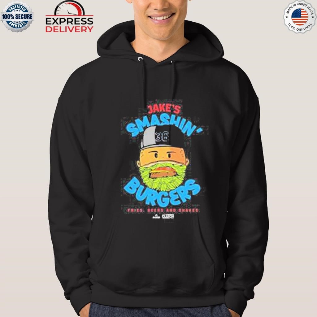 Official Jake Burger Smashin' Burgers Shirt, hoodie, longsleeve,  sweatshirt, v-neck tee