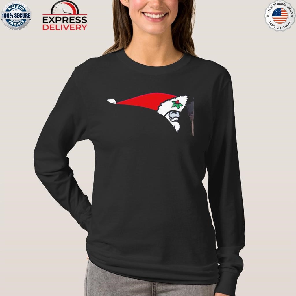 Old School Patriots Santa Logo Shirt