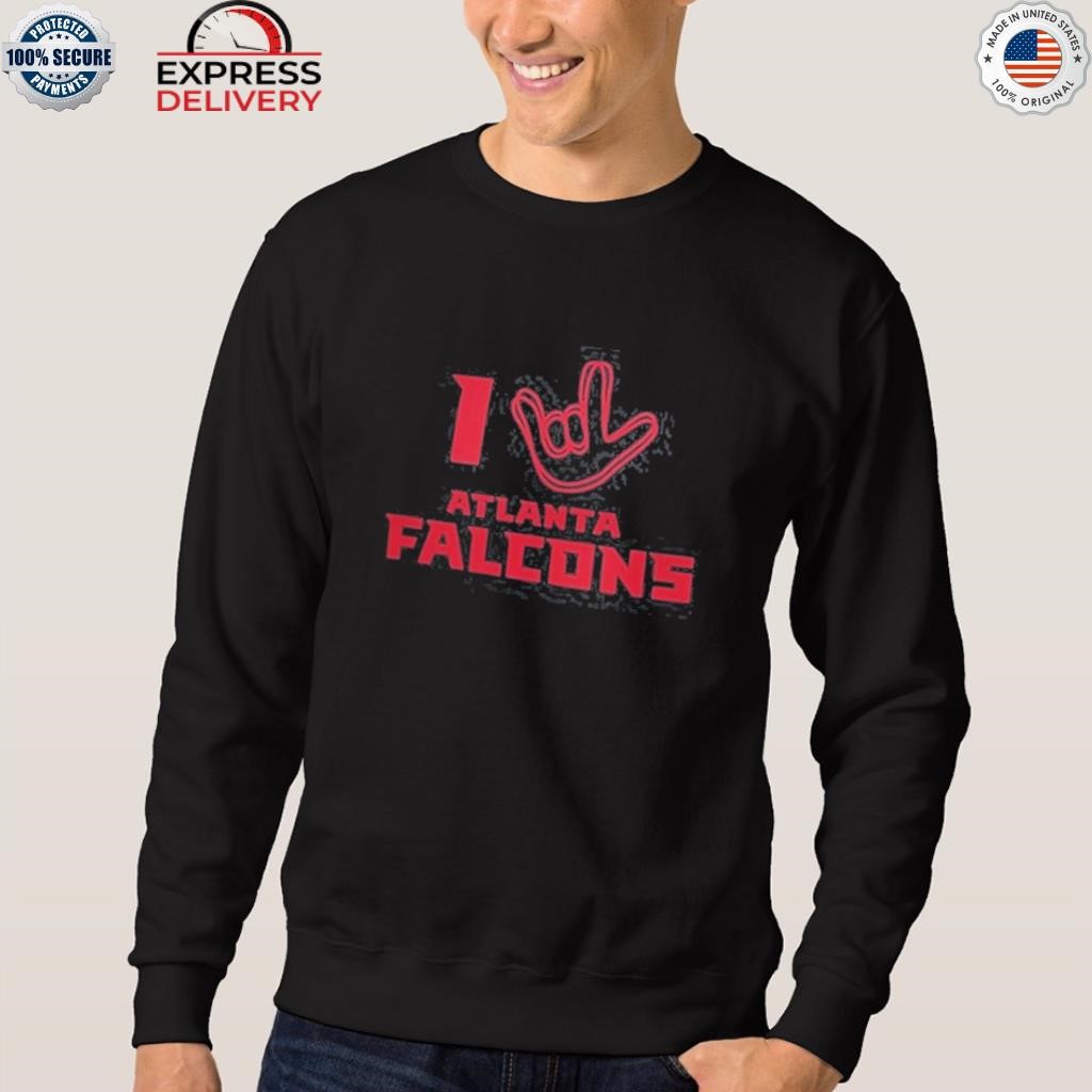 I Love Sign Atlanta Falcons Shirt, hoodie, sweater, long sleeve and tank top