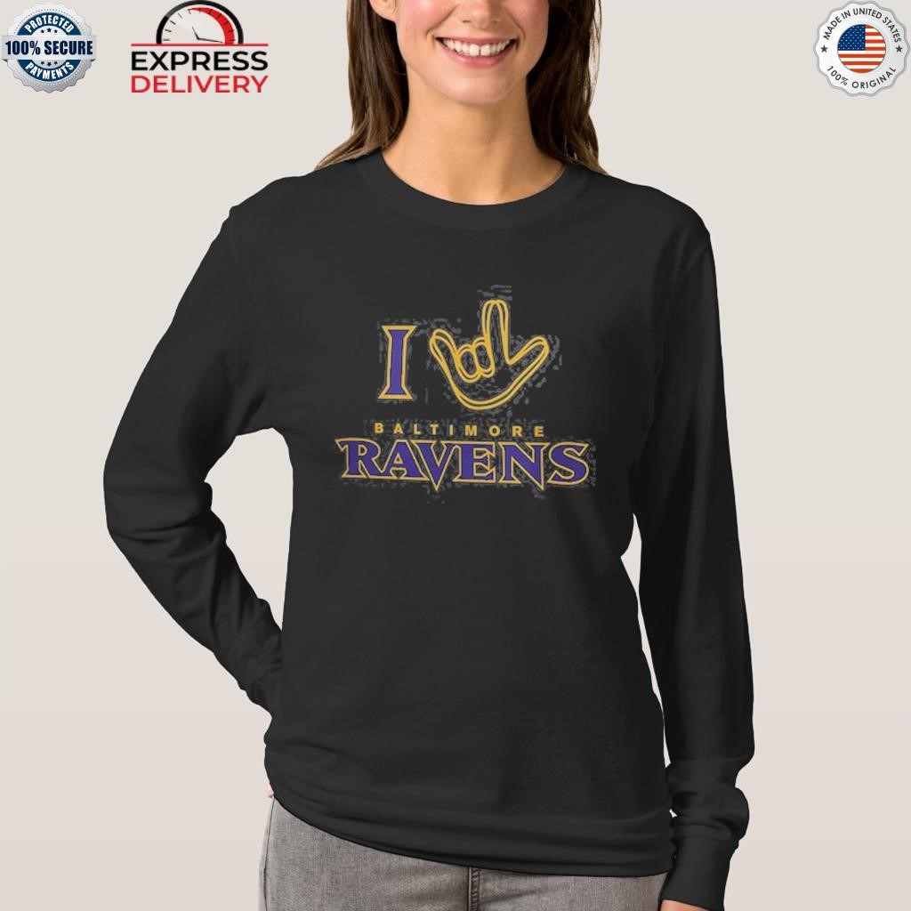 baltimore ravens women's long sleeve shirt