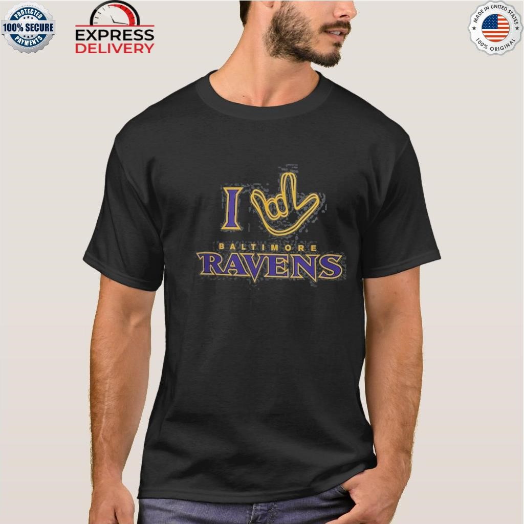 Heart Baltimore Ravens NFL logo shirt, hoodie, sweater and long sleeve