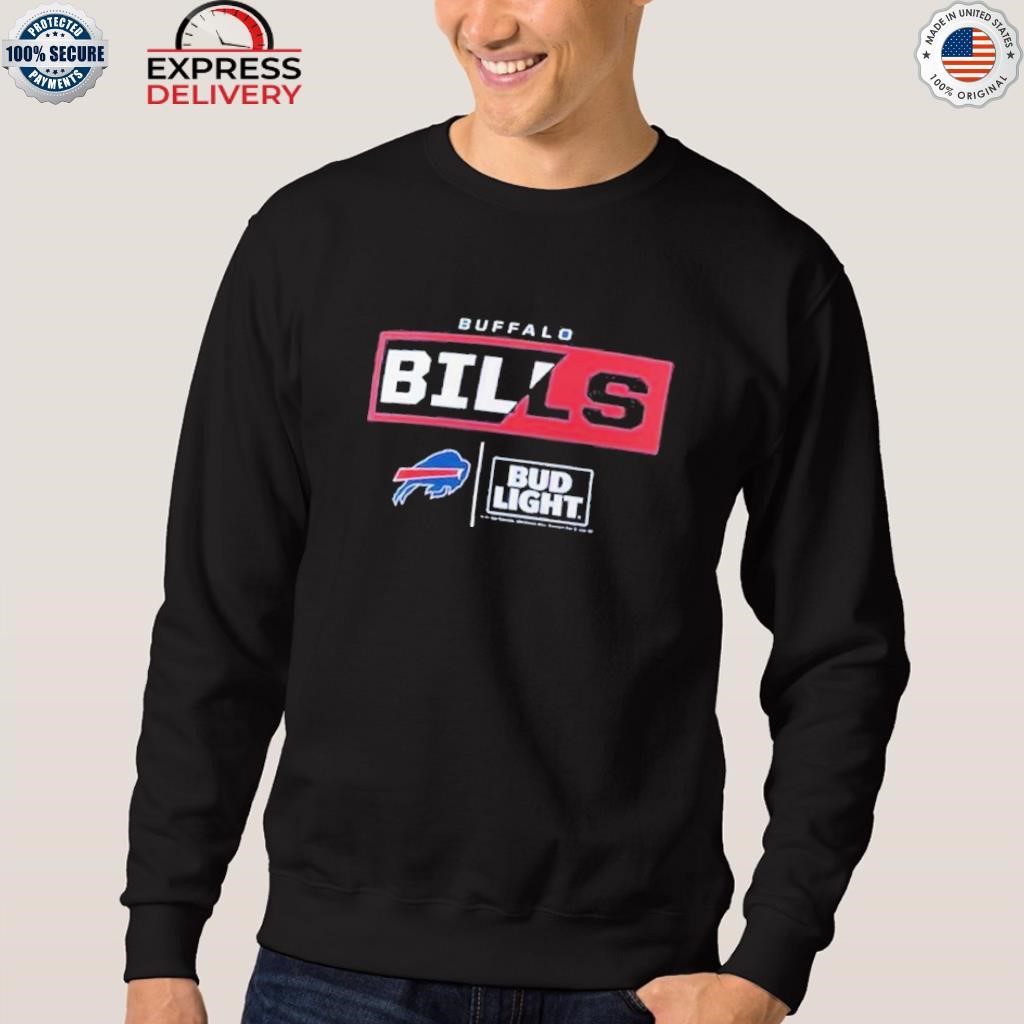 Official Buffalo Bills fanatics branded NFL x bud light T-shirt