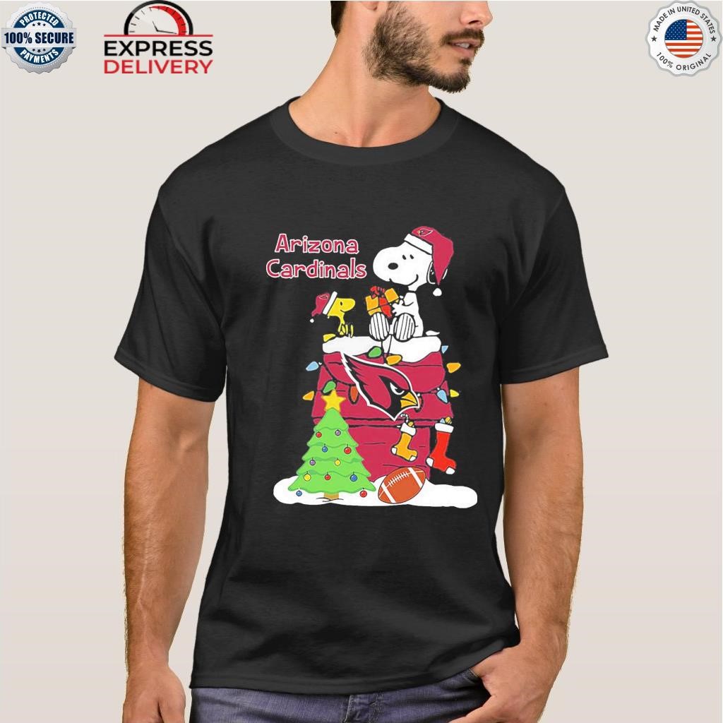 Arizona Cardinals Snoopy Christmas Shirt - High-Quality Printed Brand