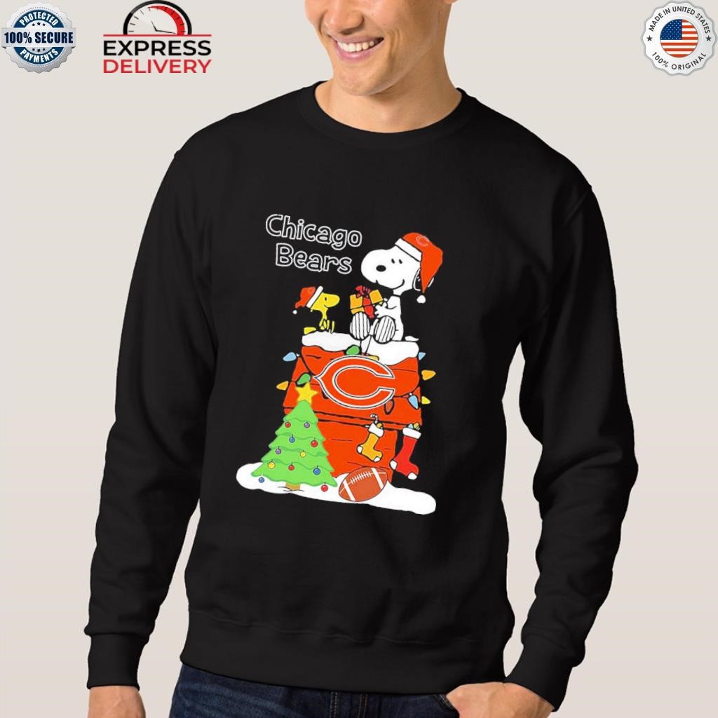 Snoopy Chicago Bears Christmas shirt, hoodie, sweater, long sleeve and tank  top