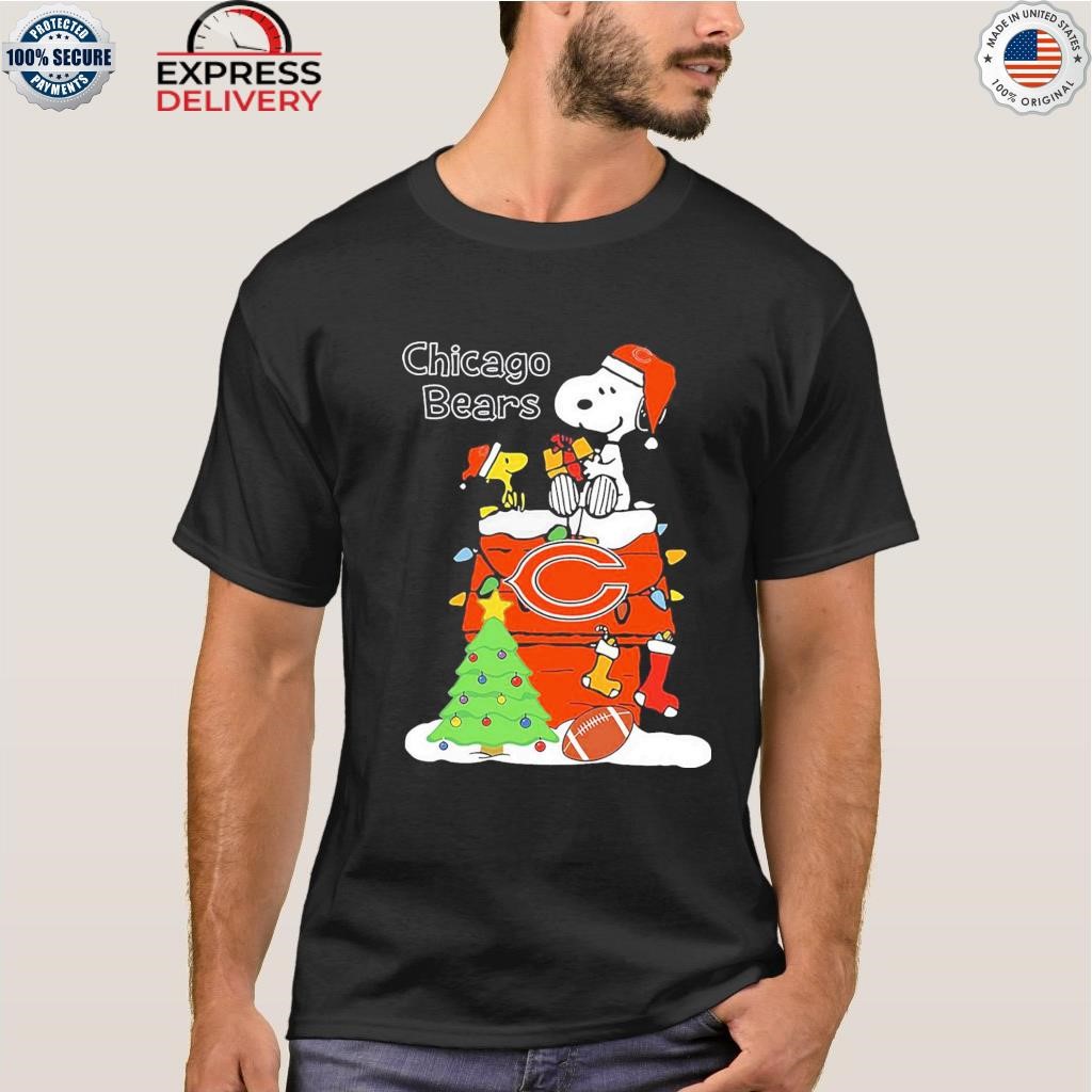 Snoopy Chicago Bears Christmas shirt, hoodie, sweater, long sleeve and tank  top