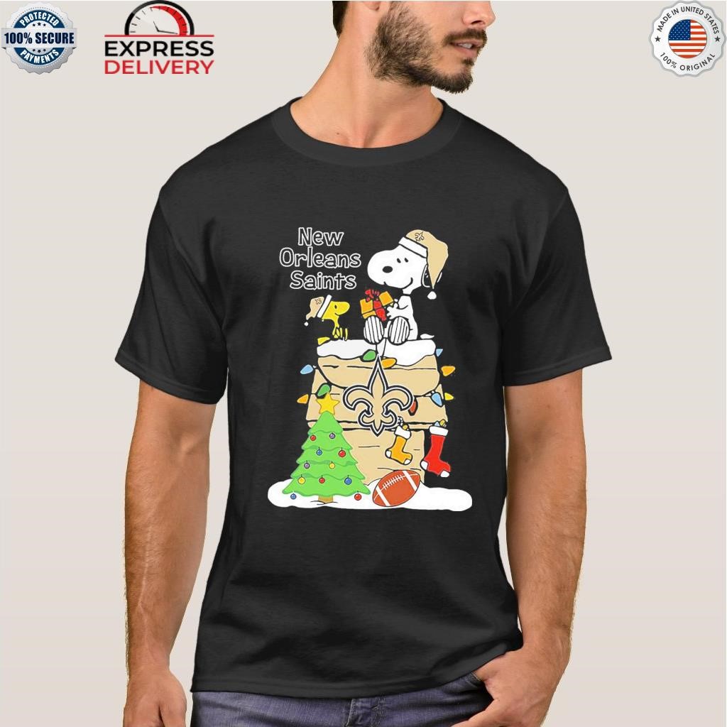 Christmas Snoopy New Orleans Saints Shirt - Shibtee Clothing