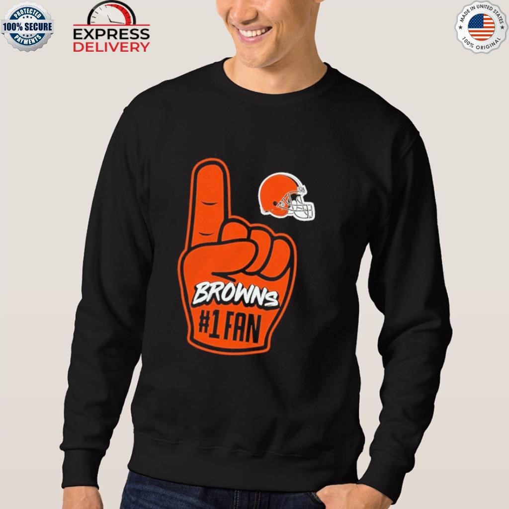 Official cleveland browns infant hand off T-shirt, hoodie, sweater