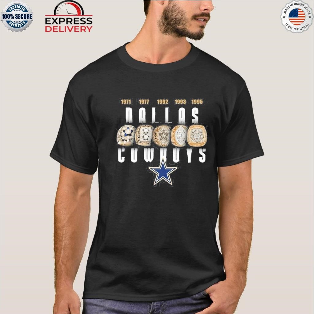 Shirts  Dallas Cowboys Tshirt Cowboy Nation Got Rings 71 77 92 93