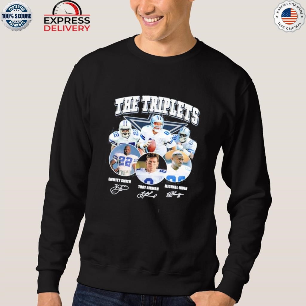 Official dallas Cowboys The Triplets shirt, hoodie, sweater, long