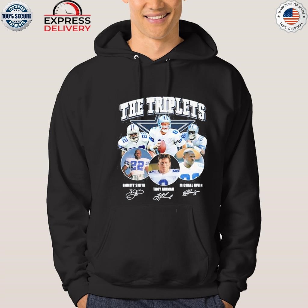 Official dallas Cowboys the triplets T-shirt, hoodie, sweater, long sleeve  and tank top