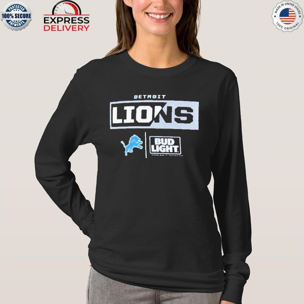 Detroit Lions Nfl X Bud Light T-Shirt, hoodie, longsleeve