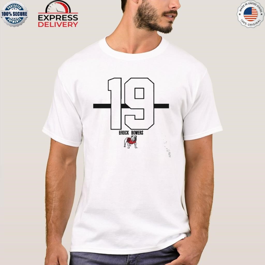 University of Georgia Brock Bowers #19 Short Sleeve T-Shirt